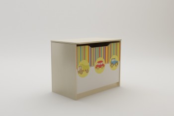 Ящик для игрушек Клаксон (Бежевый/корпус Клен) в Томмоте - tommot.mebel54.com | фото